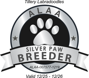 ALAA Silver Paw Breeder badge